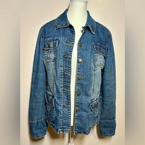 Baccini Women's Medium Wash Blue Jean Jacket
